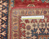 12 Feet Red Kazak Afghan Hand Knotted Wool Runner Rug